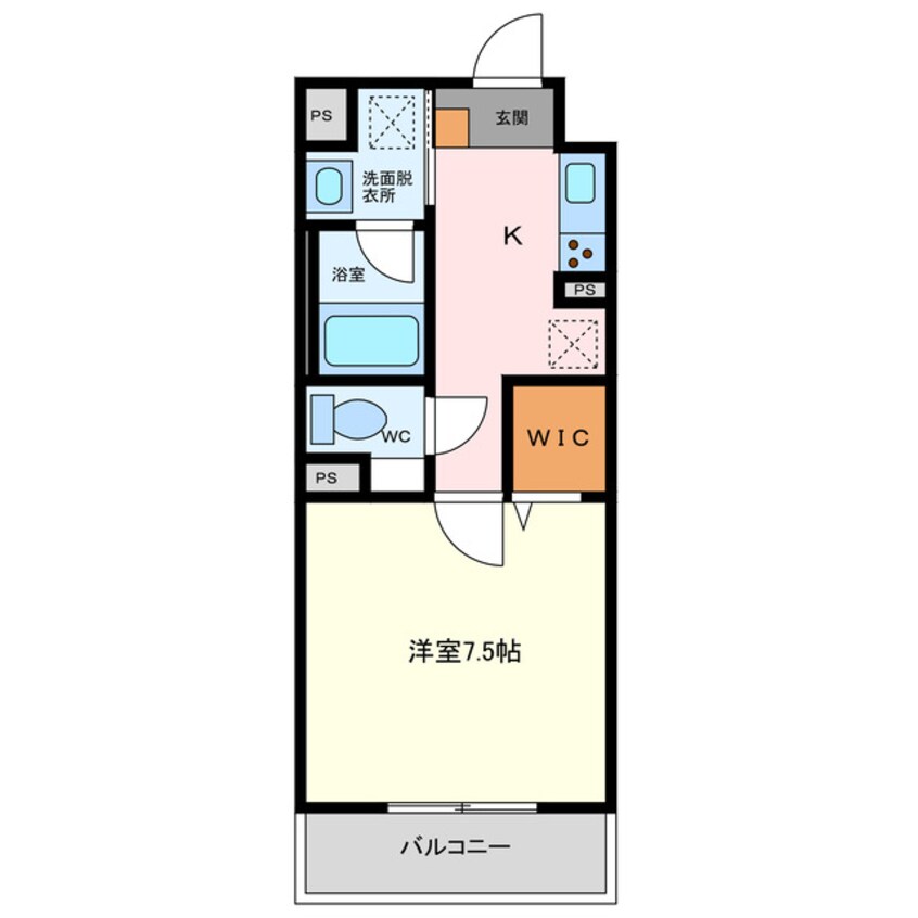 間取図 名鉄常滑線・空港線/太田川駅 徒歩5分 1階 1年未満