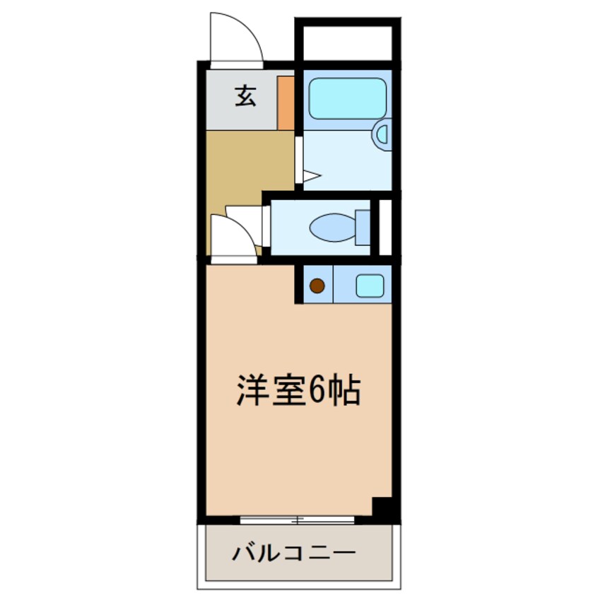 間取図 エイチ・ツー・オー河内長野