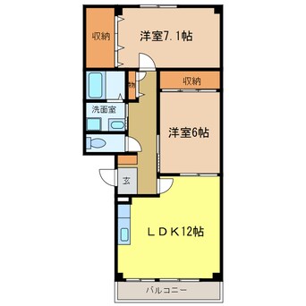 間取図 ソレアード・ニシキ
