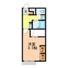 スタンドアップ錦町 1Kの間取り