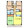 ビューハイツ 3LDKの間取り