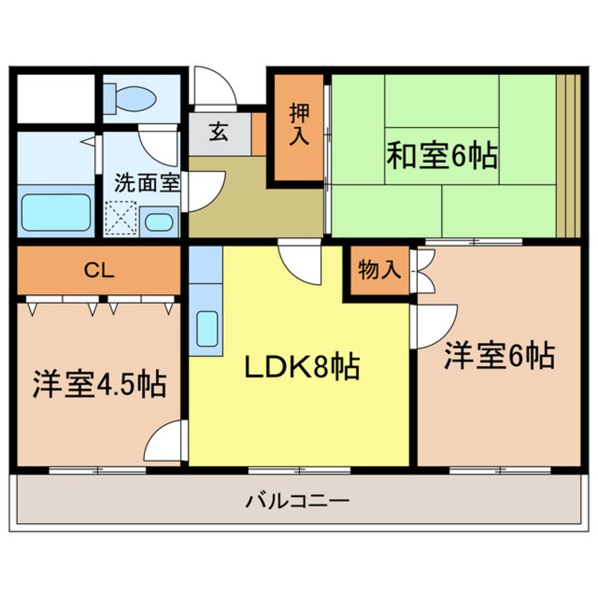 間取図 グランドール