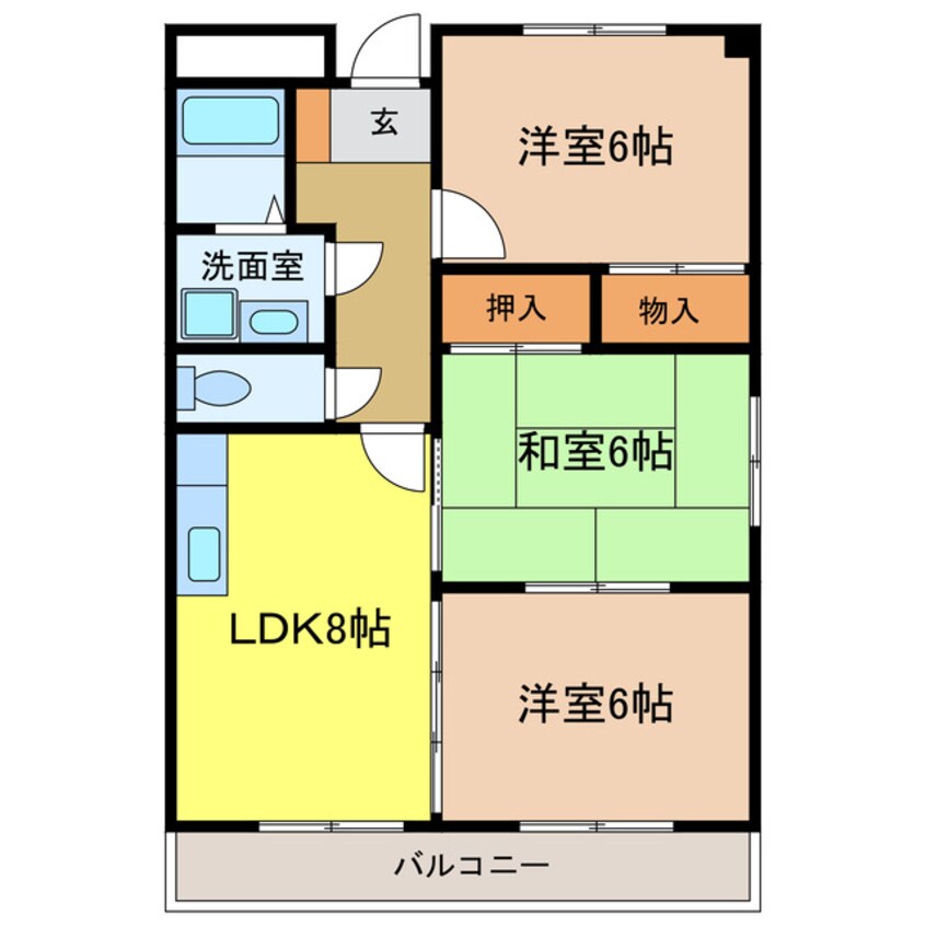 間取図 グランドール