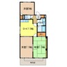 サンモール 3DKの間取り