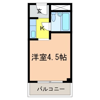 間取図 千代田シングルコート