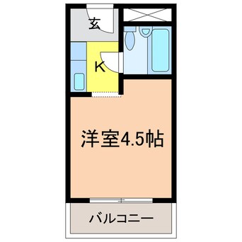 間取図 千代田シングルコート