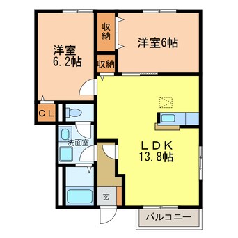 間取図 スールブローテ