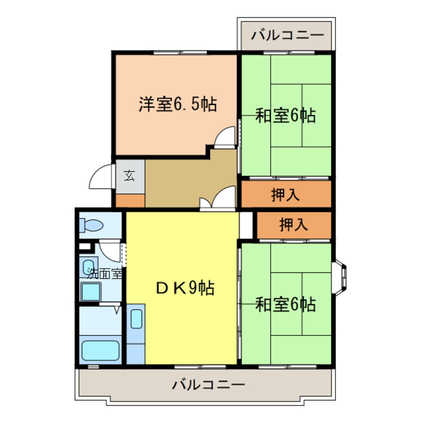 間取図 パークマンション