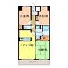 ウエストコート 3LDKの間取り