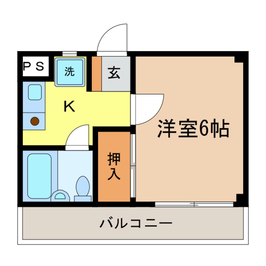 間取図 バイオレット輝