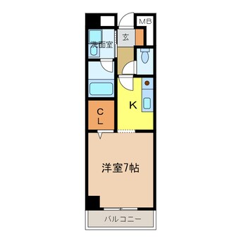 間取図 エレガンシア金剛