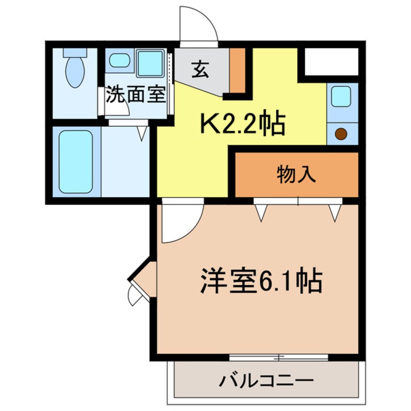 間取図 ヴィラ　ナカヤマ