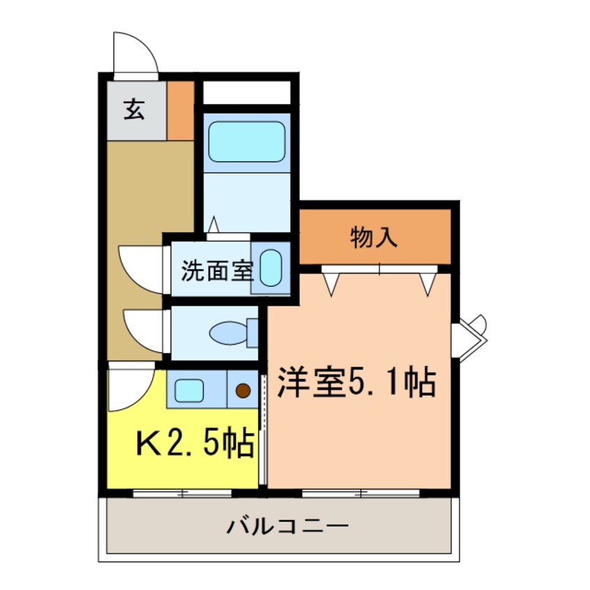 間取図 ヴィラ　ナカヤマ