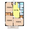 ガーデンハウス 3DKの間取り