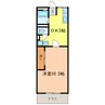 第一栄マンション 1DKの間取り