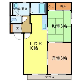 間取図 ヴィラ・ベール