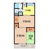 錦ハイツ 3Kの間取り
