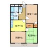 エンゼルハイツ 3DKの間取り