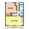 マーベラス 1LDKの間取り