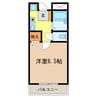 フェスタ千代田 1Kの間取り