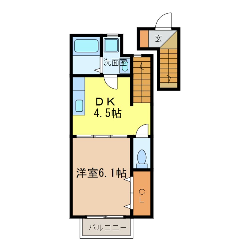 間取図 アムール福