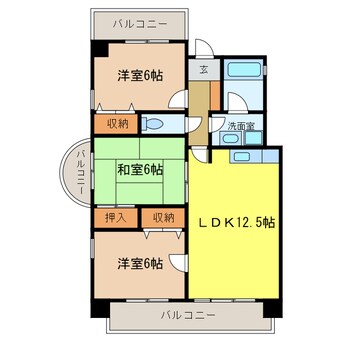 間取図 メゾンアザレア