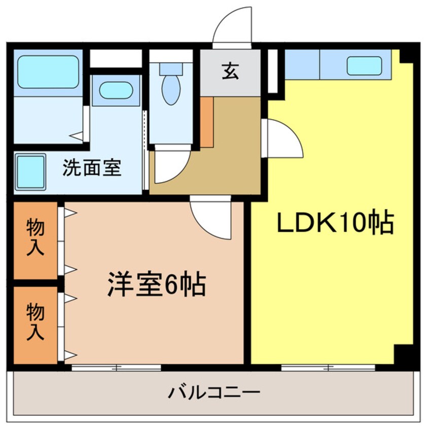 間取図 パルコート