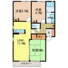 グリーンベル 3LDKの間取り
