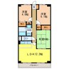ボヌール錦織公園 3LDKの間取り