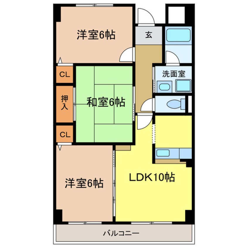 間取図 エクセレン・シーアイ