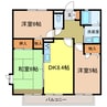 Peer　Court 3DKの間取り