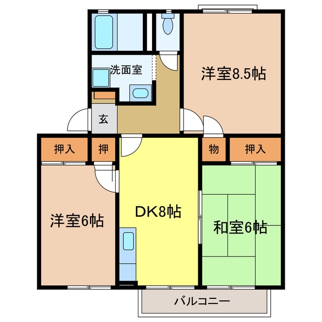 間取り図 メゾン栄