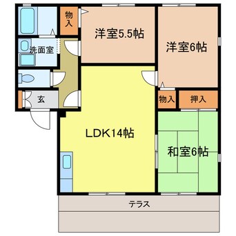 間取図 ディアス千代田