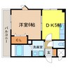 トリニティグレース 1DKの間取り