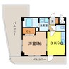 トリニティグレース 1DKの間取り