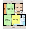 末広マンション 3DKの間取り