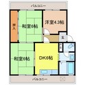 末広マンションの間取図