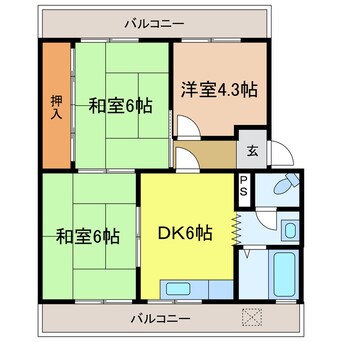 間取図 末広マンション