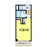 レジデンス　サザン 1Kの間取り