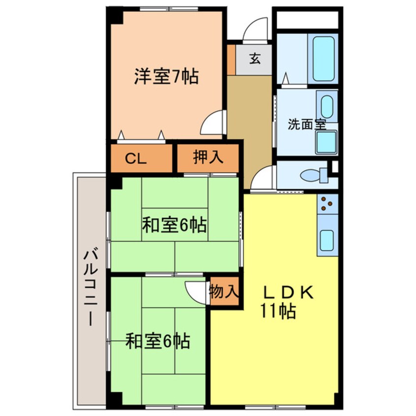 間取図 日吉マンション