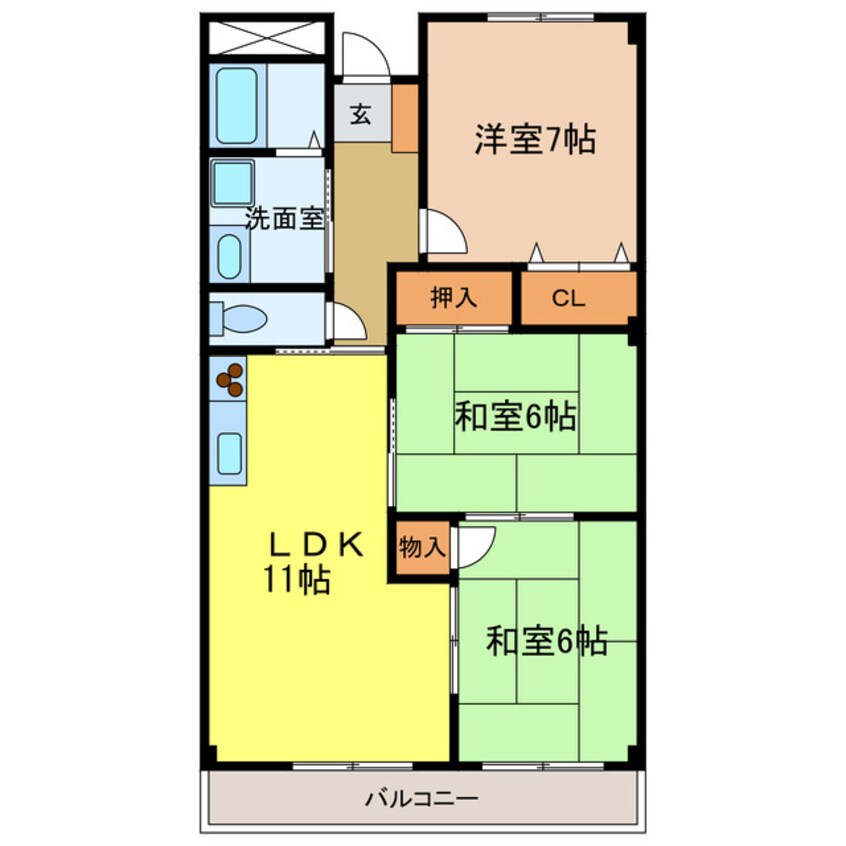 間取図 日吉マンション