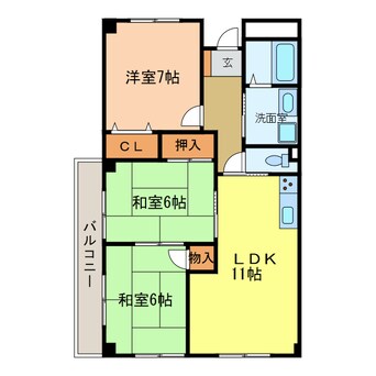 間取図 日吉マンション