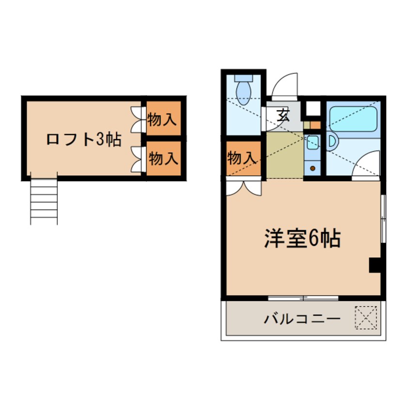 間取図 アプティ2番館