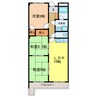 アプティ3番館 3LDKの間取り
