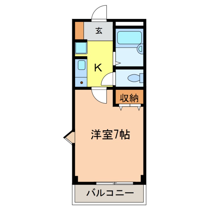 間取図 クレアール西川