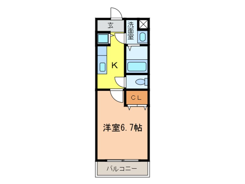 間取図 アドラシオン河内長野