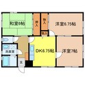ハイツＫＯＹＡＭＡの間取図