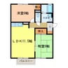 セピアコートB 2LDKの間取り