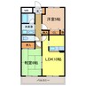 コンフォートヴィラ 2LDKの間取り