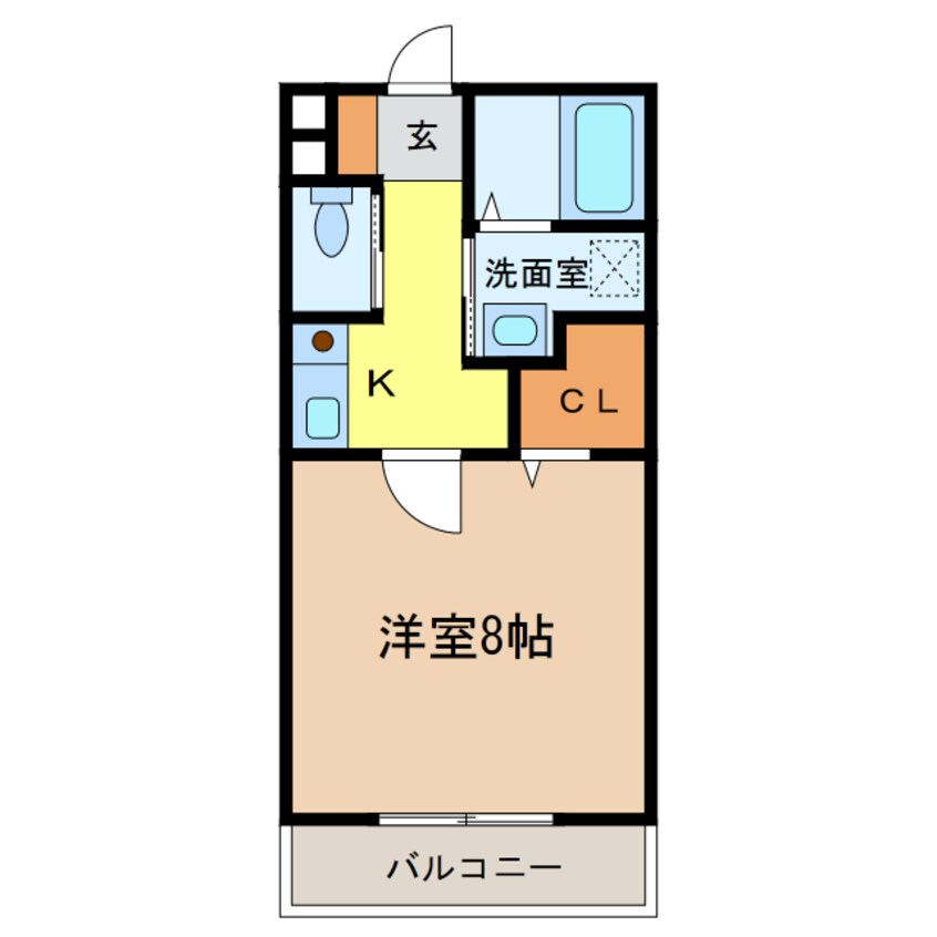 間取図 クオリア東茱萸木